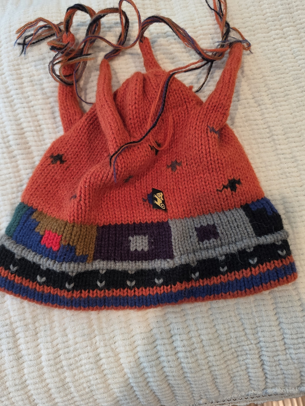 100% Alpaca Wool Peruvian Beanie